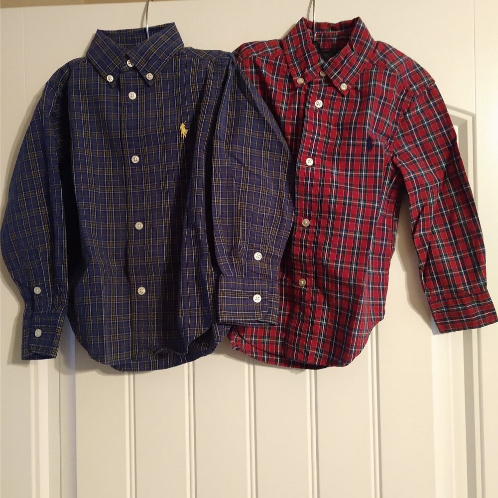 Polo Ralph Lauren Boys 2T Long Sleeve Casual Button Down